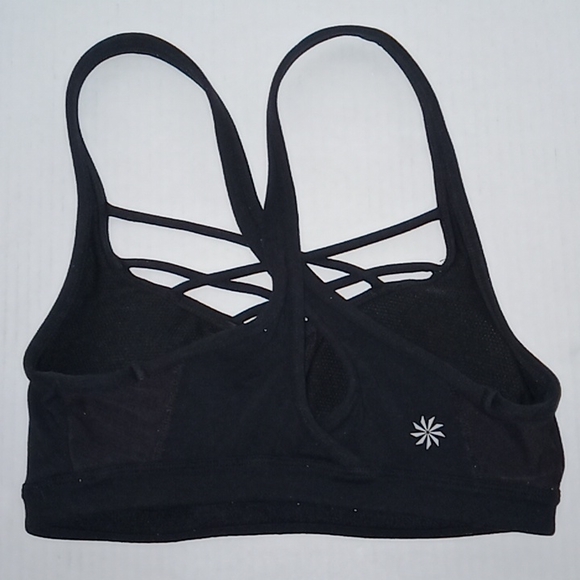 Athleta Other - ATHLETA Criss Cross front sports bra. Womens XS color black